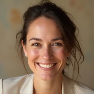 Portrait of Ana Georgiou, customer